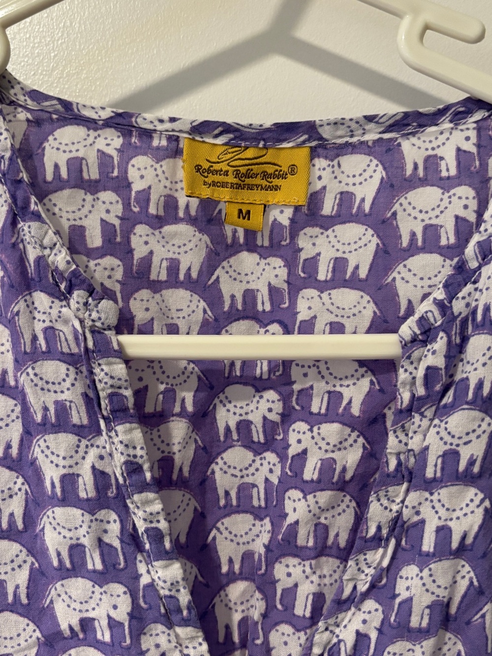 Roberta Roller Rabbit Elephant Print Tunic